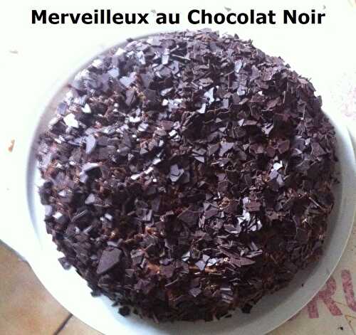 Merveilleux au Chocolat Noir