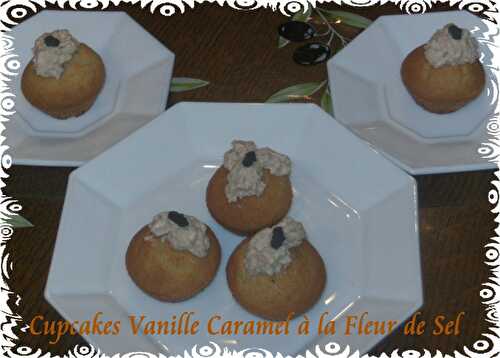 Mini-Cupcakes Vanille Caramel à la Fleur de Sel