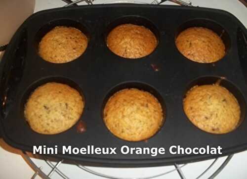 Mini Moelleux Orange Chocolat - Mes Petites Recettes Préférées