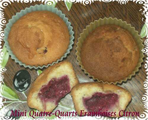 Mini Quatre-Quarts Framboises Citron