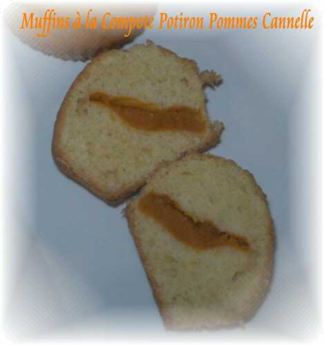 Muffins à la Compote Potiron Pommes Cannelle