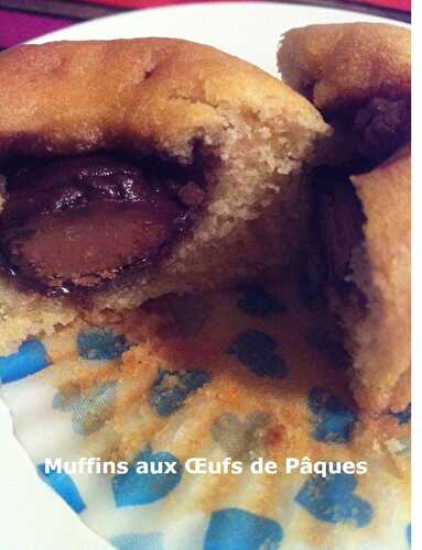 Muffins aux Oeufs de Pâques