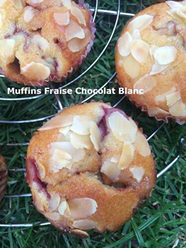 Muffins Fraise Chocolat Blanc