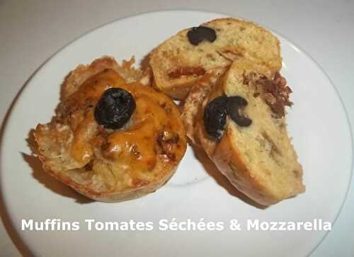 Muffins Tomates Séchées & Mozzarella