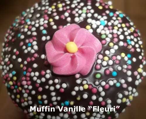 Muffins Vanille "Fleuris"