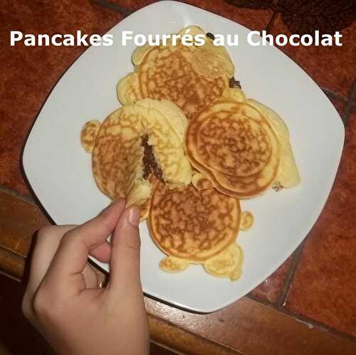 Pancakes Fourrés au Chocolat