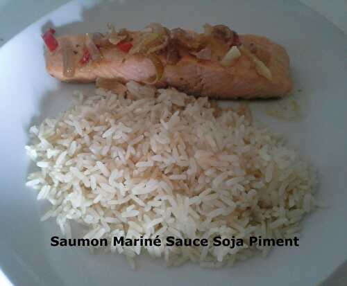 Pavés de Saumon Marinés Sauce Soja Piment