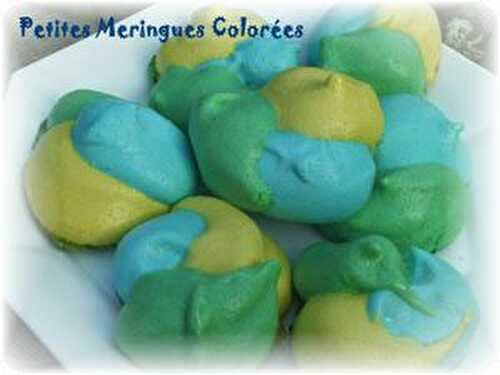 Petites Meringues Toutes Colorées