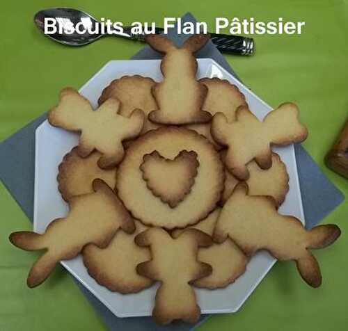 Petits Biscuits au Flan Pâtissier - Mes Petites Recettes Préférées