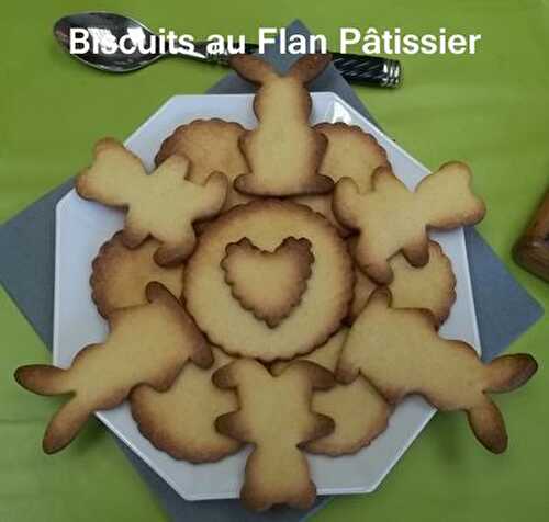 Petits Biscuits au Flan Pâtissier