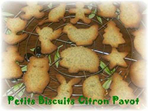 Petits Biscuits Citron Pavot