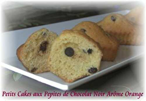 Petits Cakes aux Pepites de Chocolat Noir Arôme Orange