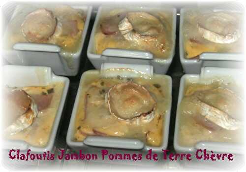 Petits Clafoutis Salés Jambon Pommes de Terre au Chèvre