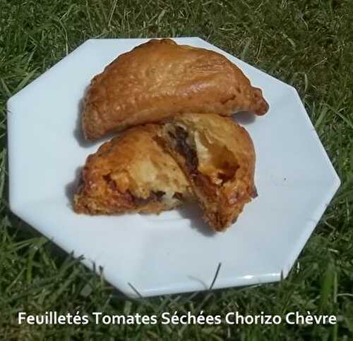 Petits Feuilletés Tomates Séchées Chorizo Chèvre