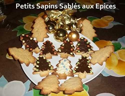 Petits Sapins Sablés aux Epices