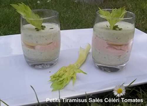 Petits Tiramisus Salés Céleri Tomates - Mes Petites Recettes Préférées