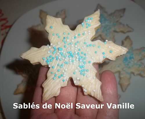 Sablés de Noël Saveur Vanille