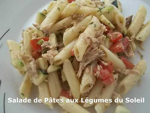 Salade de Pâtes aux Légumes du Soleil et à la Morue