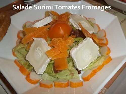 Salade Surimi Tomates Fromages