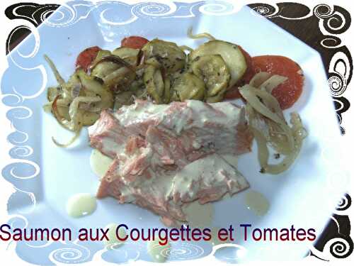 Saumon aux Courgettes et aux Tomates