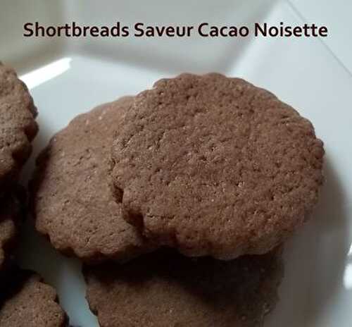 Shortbreads Saveur Cacao Noisette