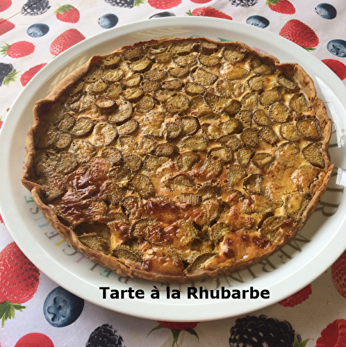 Tarte à la Rhubarbe