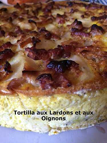 Tortilla aux Lardons et aux Oignons (cuisson au four)