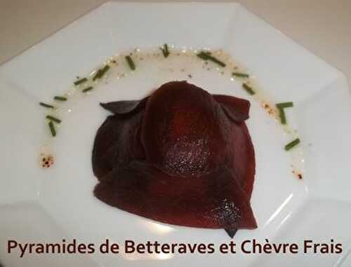 Un Tour en Cuisine #126 - Pyramides de Betteraves et Chèvre Frais