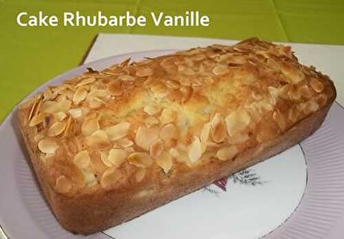 Un Tour en Cuisine #132 - Cake à la Rhubarbe et à la Vanille