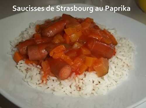 Un Tour en Cuisine #151 - Saucisses de Strasbourg au Paprika