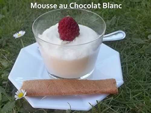 Un Tour en Cuisine #154 - Mousse au Chocolat Blanc