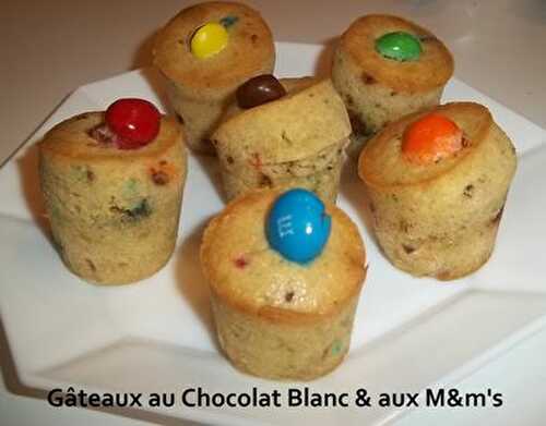 Un Tour en Cuisine #164 - Gâteaux au Chocolat Blanc & aux M&m's