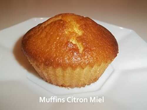 Un tour en Cuisine #171 - Muffins Citron Miel