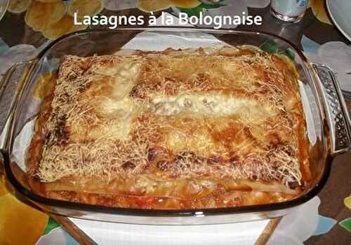 Un Tour en Cuisine #19 - Lasagnes à la Bolognaise