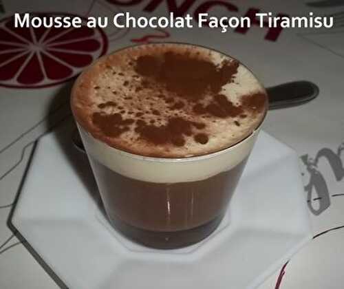 Un Tour en Cuisine #226 - Mousse au Chocolat Façon Tiramisu