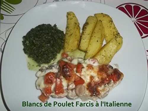 Un Tour en Cuisine #249 - Blancs de Poulet Farcis à l'Italienne