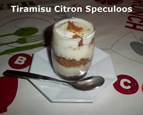 Un Tour en Cuisine #298 - Tiramisu Citron Speculoos