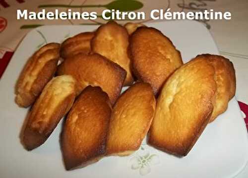 Un Tour en Cuisine #314 - Madeleines Citron Clémentine