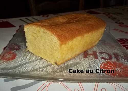 Un tour en Cuisine #330 - Cake au Citron