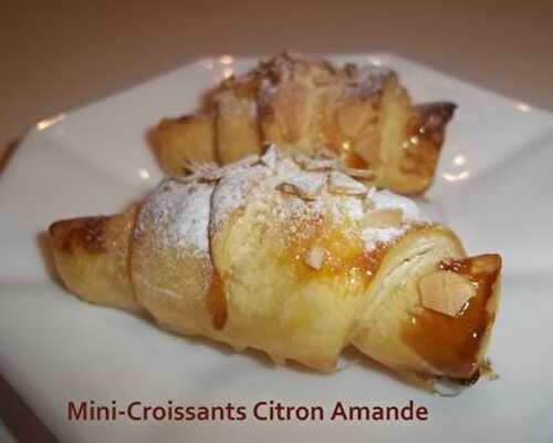 Un Tour en Cuisine #71 - Mini-Croissants Citron Amande