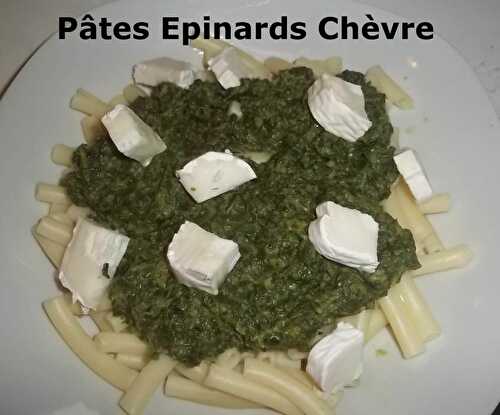 Un tour en Cuisine Rapide #164 - Pâtes Epinards Fromage de Chèvre