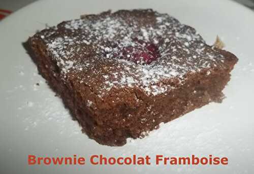 Un Tour "Rapide" en Cuisine #173 - Brownie Chocolat Framboise