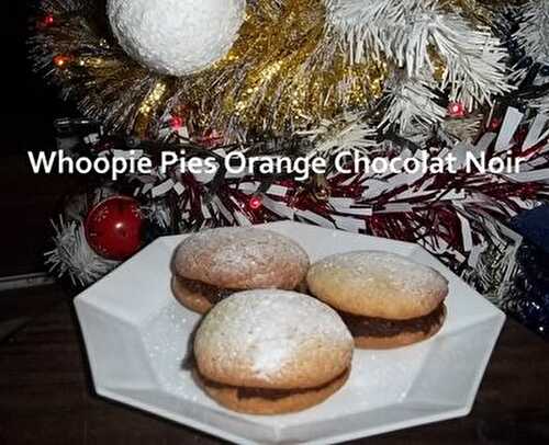 Whoopie Pies Day #11 - Whoopie Pies Orange Chocolat Noir