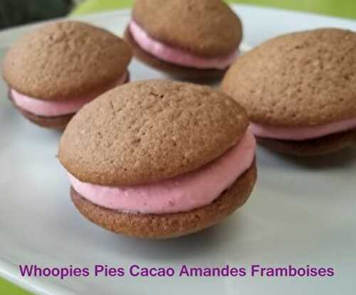 Whoopie Pies Day #8 - Whoopie Pies Cacao Amandes Framboises