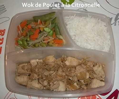 Wok de Poulet à la Citronnelle