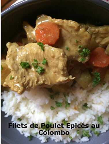 Filets de Poulet Epicés au Colombo (Cookeo)