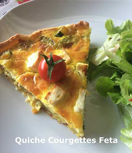 Quiche Courgettes Feta