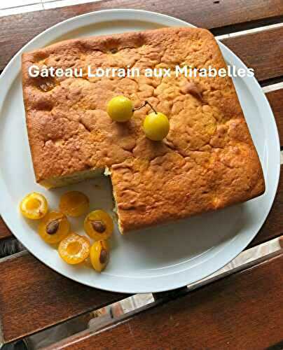 Gâteau Lorrain aux Mirabelles
