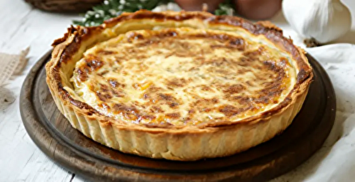 Tarte à l’oignon et au fromage blanc : la recette facile et savoureuse à tester