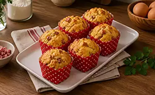 Petits Cakes au Jambon et Vache Qui Rit : Recette Facile et Moelleuse